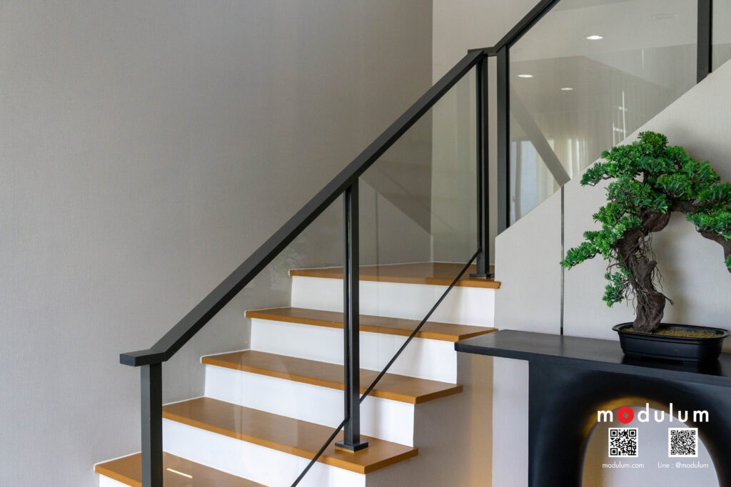 ราวกันตก-ราวบันได-กระจก