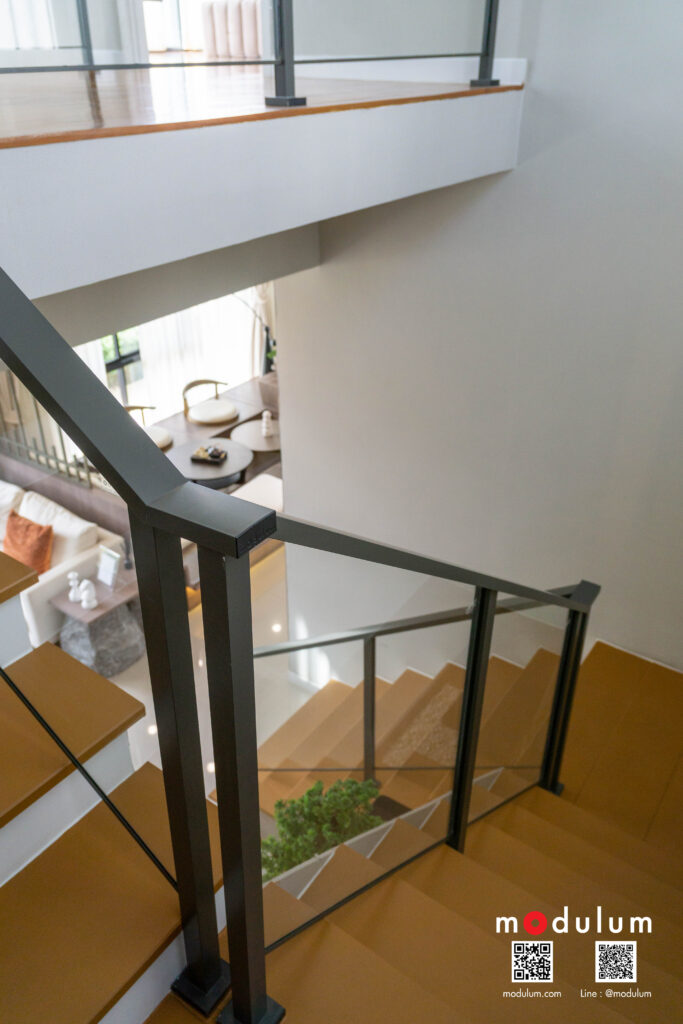 ราวกันตก-ราวบันได-กระจก