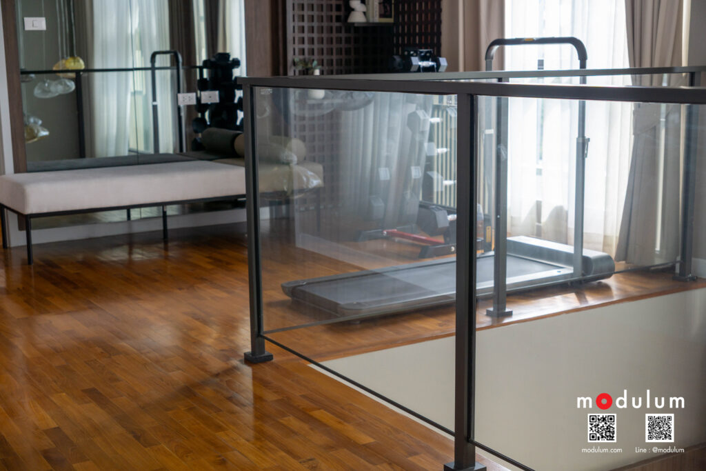 ราวกันตก-ราวบันได-กระจก