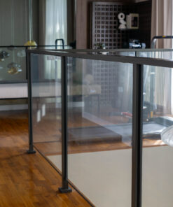 ราวกันตก-ราวบันได-กระจก