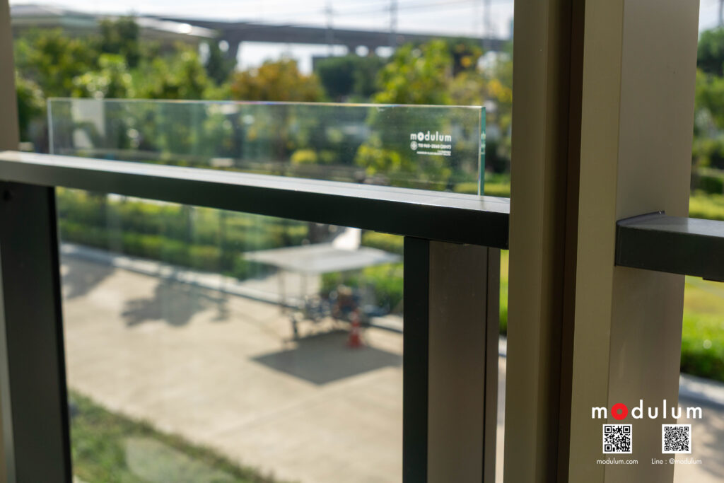 ราวกันตก-ราวระเบียง-กระจก