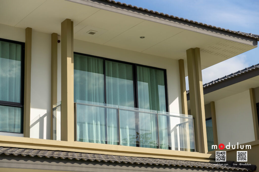 ราวกันตก-ราวระเบียง-กระจก
