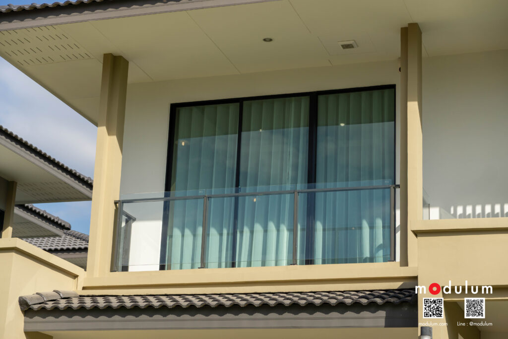 ราวกันตก-ราวระเบียง-กระจก