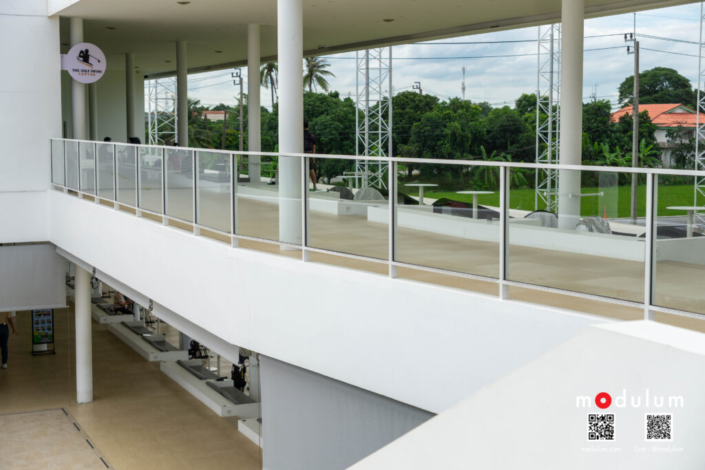 ราวกันตก-กระจกนิรภัย