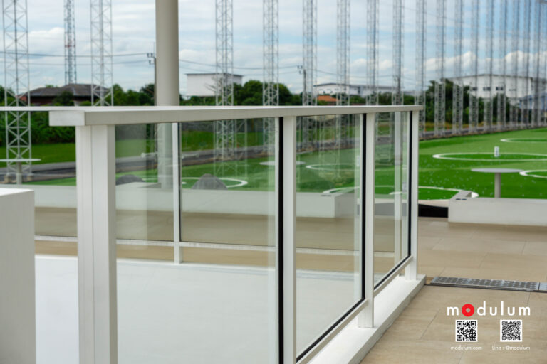 ราวกันตก-กระจกนิรภัย