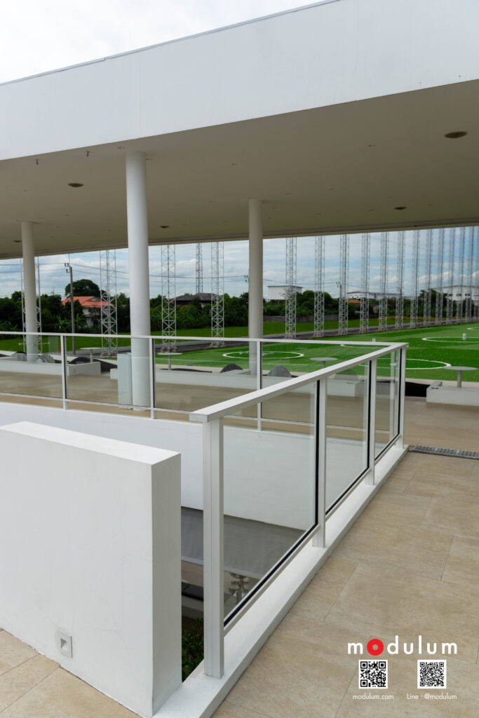 ราวกันตก-กระจกนิรภัย