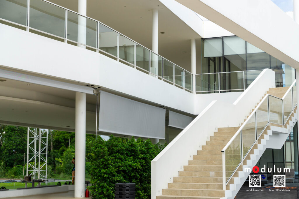 ราวกันตก-กระจกนิรภัย