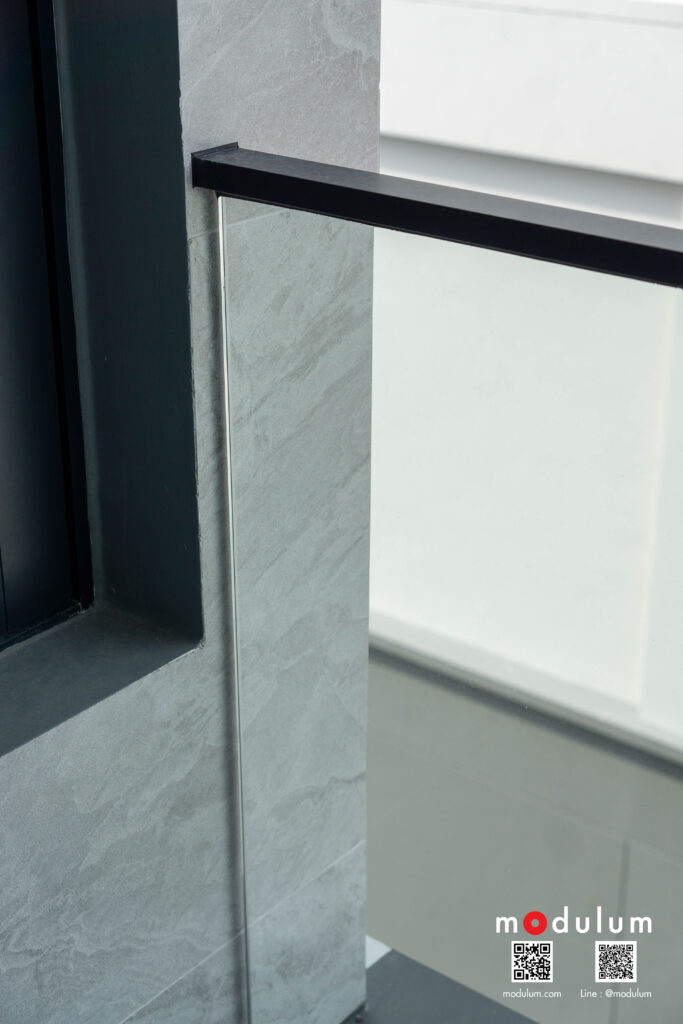 ราวกันตก-ราวระเบียง-กระจกนิรภัย