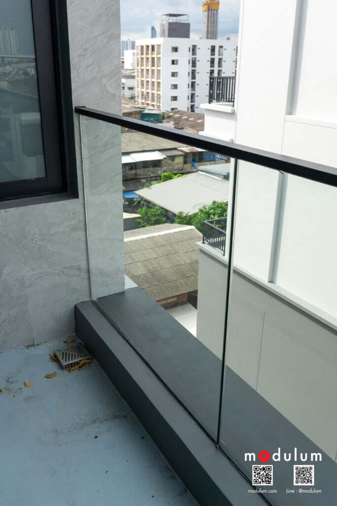 ราวกันตก-ราวระเบียง-กระจกนิรภัย