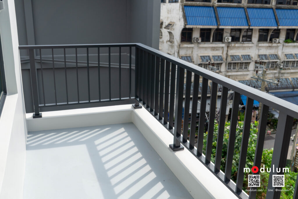 ราวกันตก-ราวระเบียง-อลูมิเนียม