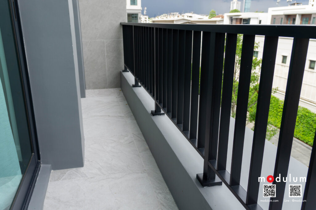 ราวกันตก-ราวระเบียง-อลูมิเนียม