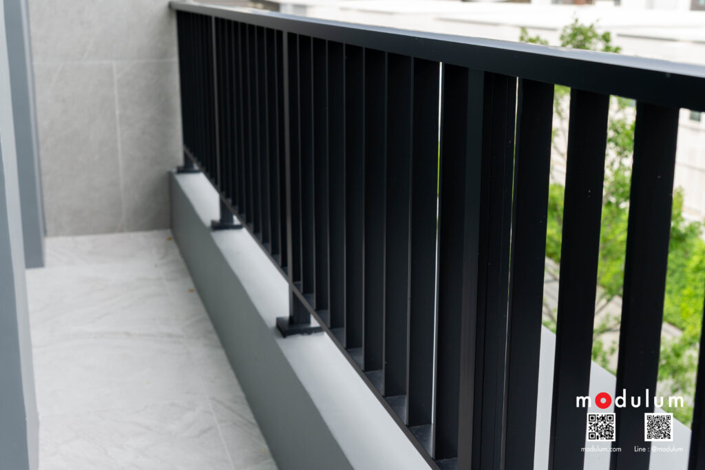 ราวกันตก-ราวระเบียง-อลูมิเนียม