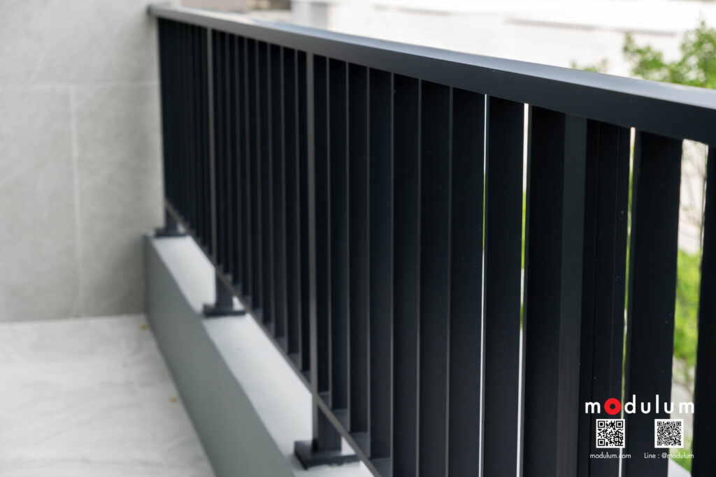 ราวกันตก-ราวระเบียง-อลูมิเนียม