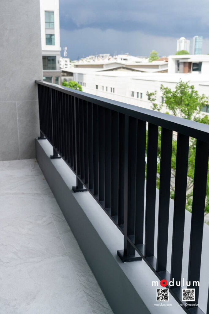 ราวกันตก-ราวระเบียง-อลูมิเนียม