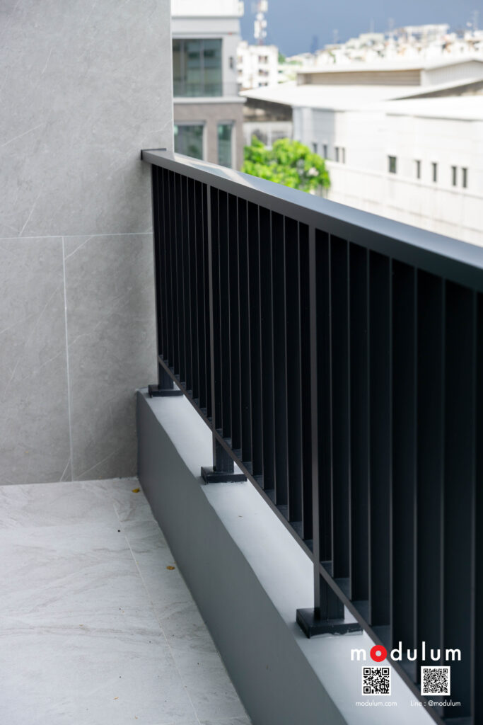 ราวกันตก-ราวระเบียง-อลูมิเนียม