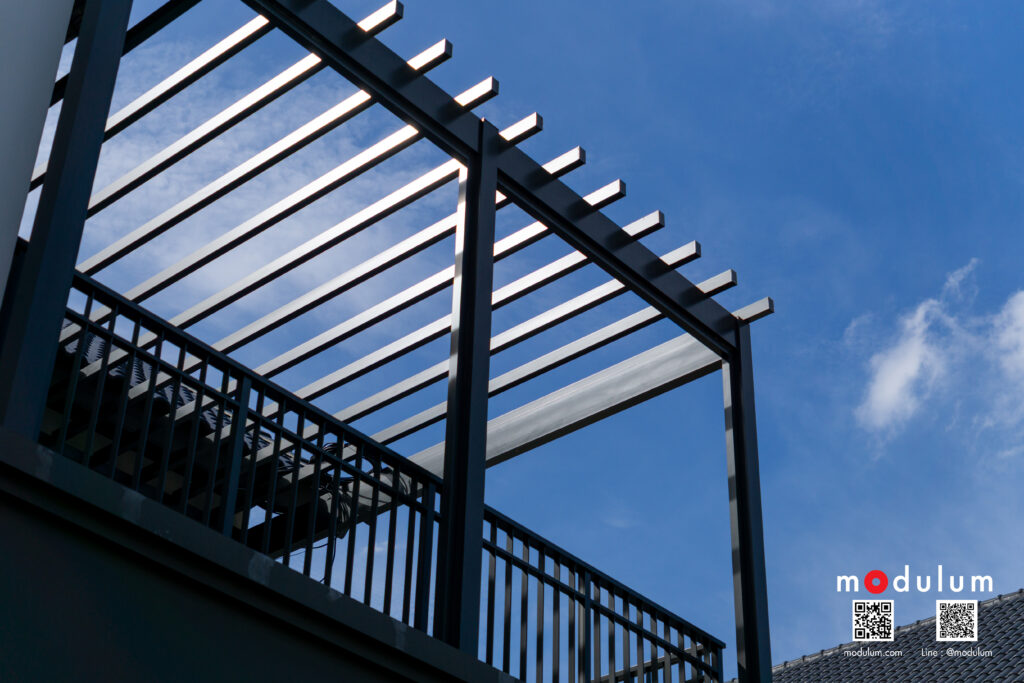 ราวกันตก-ราวระเบียง-อลูมิเนียม