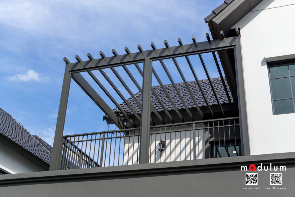 ราวกันตก-ราวระเบียง-อลูมิเนียม