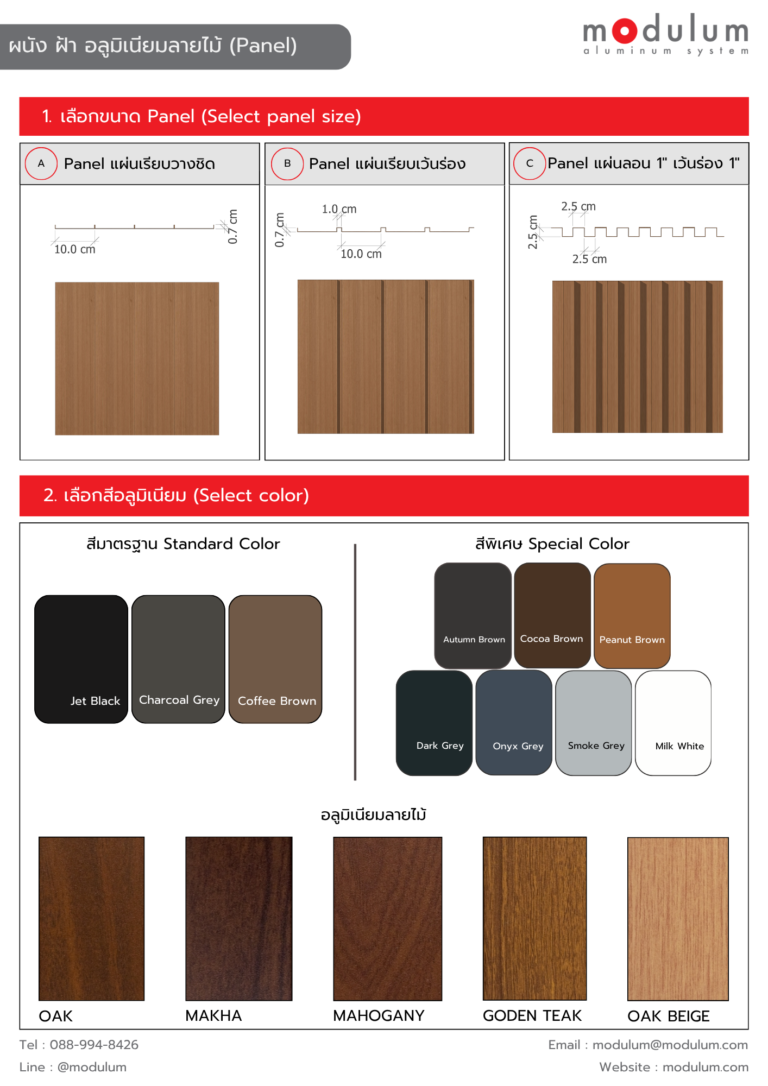 Aluminium-panel-modulum