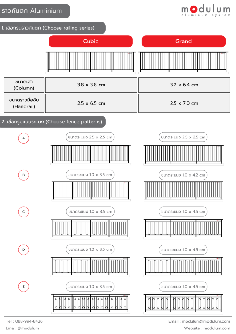 Aluminium-railing